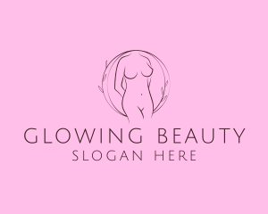 Aesthetician - Nude Sexy Skin Care logo design