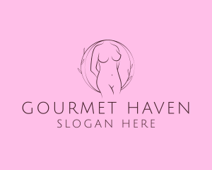 Nude Sexy Skin Care logo design