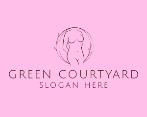 Nude Sexy Skin Care logo design