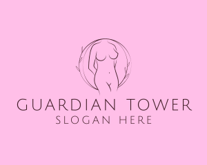 Nude Sexy Skin Care logo design