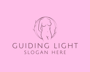 Nude Sexy Skin Care logo design