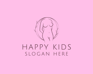 Nude Sexy Skin Care logo design