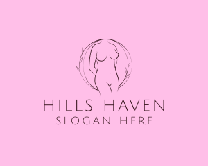 Nude Sexy Skin Care logo design