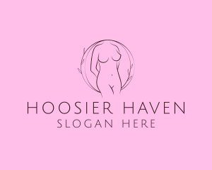 Nude Sexy Skin Care logo design