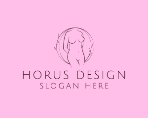 Nude Sexy Skin Care logo design