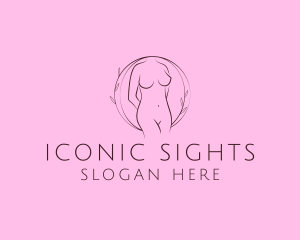 Nude Sexy Skin Care logo design