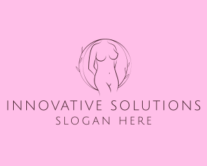 Nude Sexy Skin Care logo design