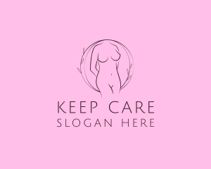 Nude Sexy Skin Care logo design