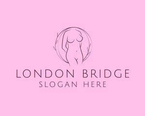 Nude Sexy Skin Care logo design