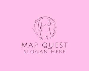 Nude Sexy Skin Care logo design