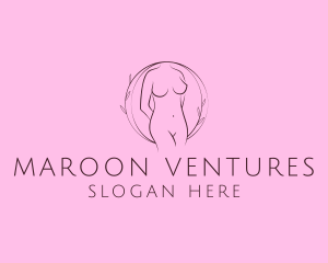 Nude Sexy Skin Care logo design