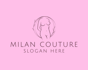 Nude Sexy Skin Care logo design