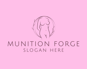 Nude Sexy Skin Care logo design