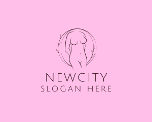 Nude Sexy Skin Care logo design