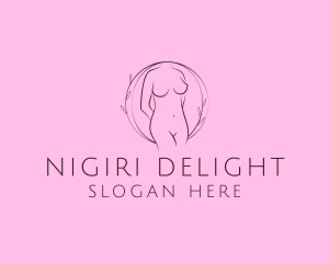 Nude Sexy Skin Care logo design