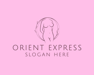 Nude Sexy Skin Care logo design