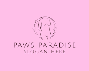 Nude Sexy Skin Care logo design