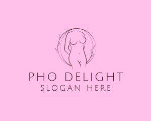 Nude Sexy Skin Care logo design