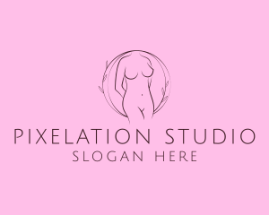 Nude Sexy Skin Care logo design