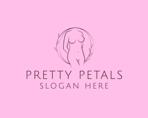 Nude Sexy Skin Care logo design