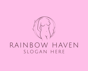 Nude Sexy Skin Care logo design