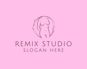 Nude Sexy Skin Care logo design