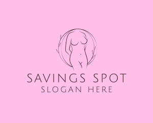 Nude Sexy Skin Care logo design