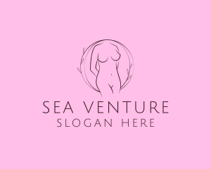 Nude Sexy Skin Care logo design