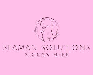 Nude Sexy Skin Care logo design