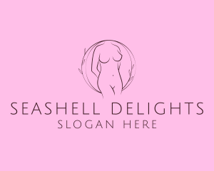 Nude Sexy Skin Care logo design