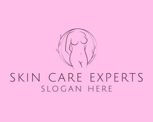 Nude Sexy Skin Care logo design