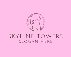 Nude Sexy Skin Care logo design