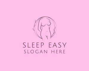 Nude Sexy Skin Care logo design