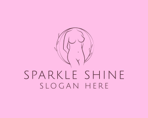 Nude Sexy Skin Care logo design