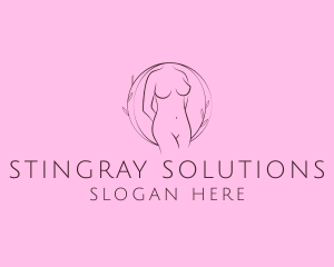 Nude Sexy Skin Care logo design