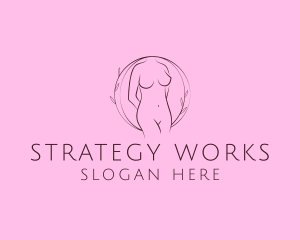 Nude Sexy Skin Care logo design