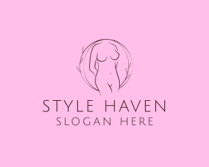 Nude Sexy Skin Care logo design