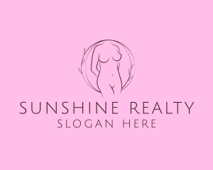 Nude Sexy Skin Care logo design