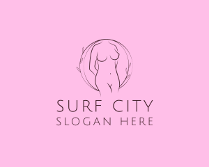 Nude Sexy Skin Care logo design