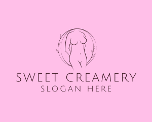 Nude Sexy Skin Care logo design