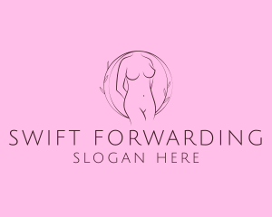 Nude Sexy Skin Care logo design