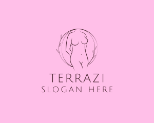 Nude Sexy Skin Care logo design