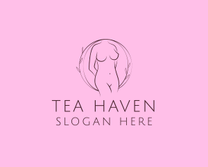 Nude Sexy Skin Care logo design