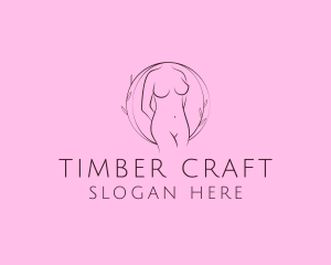 Nude Sexy Skin Care logo design