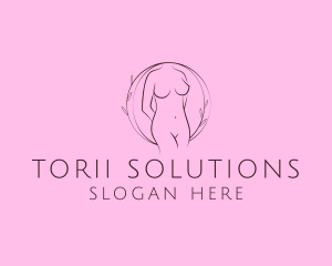 Nude Sexy Skin Care logo design