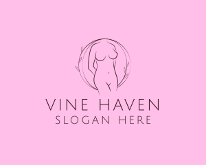 Nude Sexy Skin Care logo design