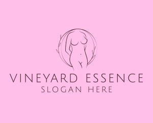 Nude Sexy Skin Care logo design