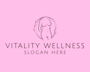 Nude Sexy Skin Care logo design