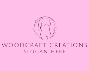 Nude Sexy Skin Care logo design