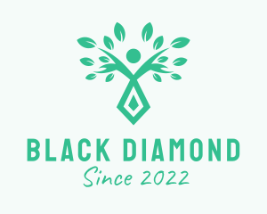 Human Diamond Tree Counseling  logo design